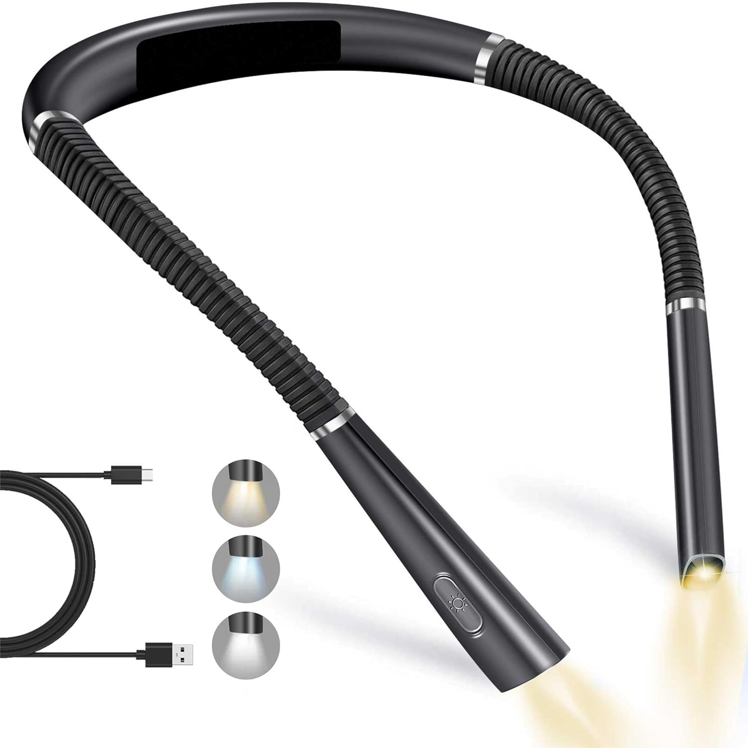 💡Smart Book Light Beast🔥 3-Color Mood Magic✨ 80Hr Bendable Neck⚡ Camping/Bed/Repair Master🌙 Perfect Gift for Book Lovers | TikTok's #1 Reading Hack (Black) 💡Smart Book Light Beast🔥 3-Color Mood Magic✨ 80Hr Bendable Neck⚡ Camping/Bed/Repair Master🌙 Perfect Gift for Book Lovers | TikTok's #1 Reading Hack (Black)